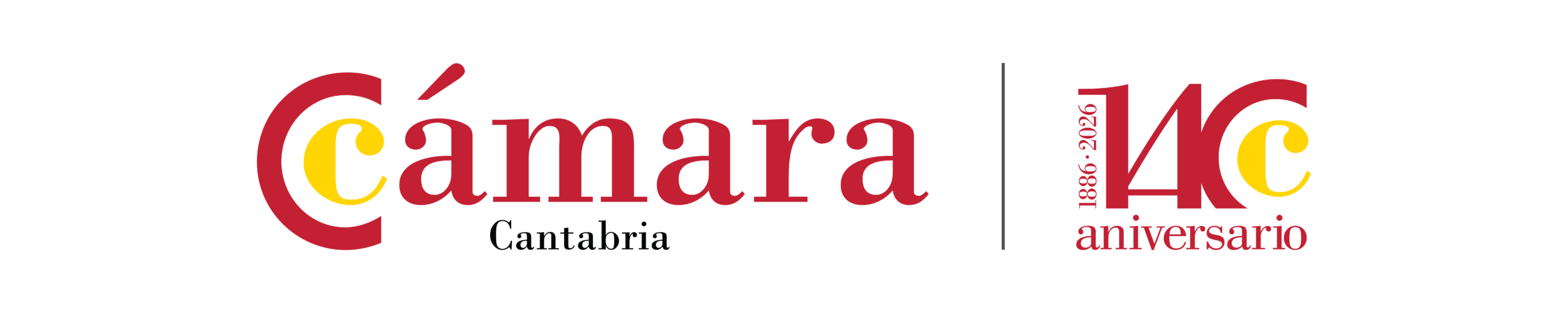 Camara 140 aniversario logo completo